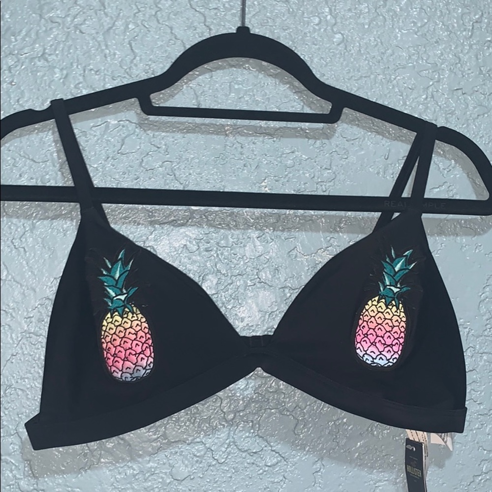 NEW pineapple Hollister bikini top